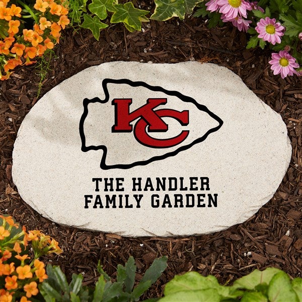NFL Kansas City Chiefs Personalized Round Garden Stone  - 36522