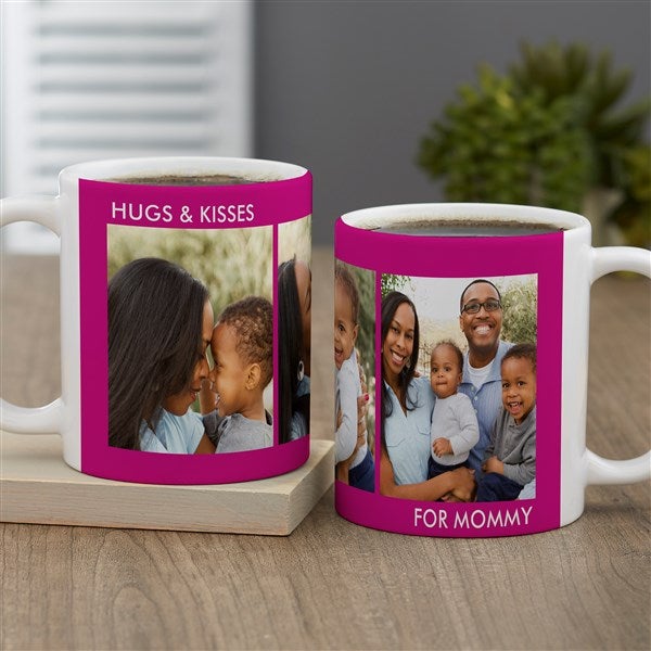 Picture Perfect 3 Photo Personalized Coffee Mugs - 36576