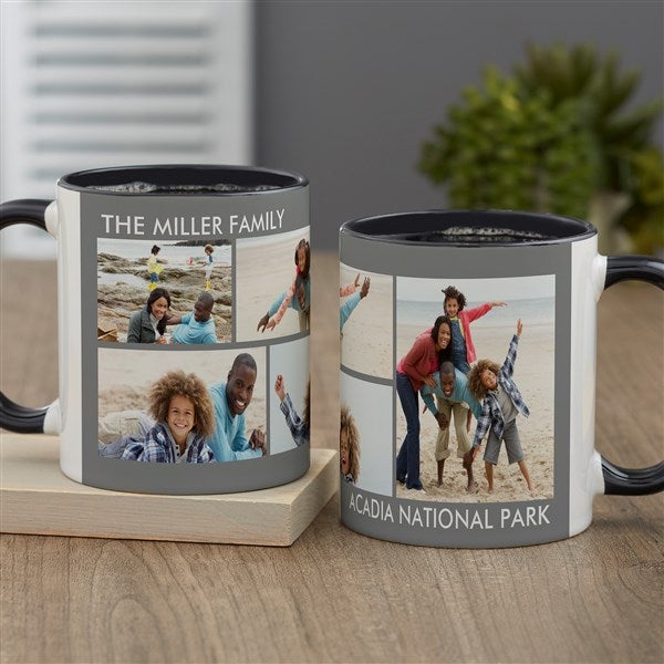 Picture Perfect 5 Photo Personalized Coffee Mugs - 36578