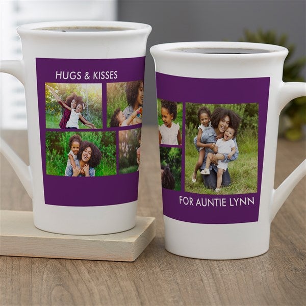 Picture Perfect 5 Photo Personalized Coffee Mugs - 36578