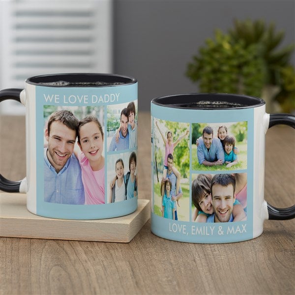 Picture Perfect 6 Photo Personalized Coffee Mugs - 36579