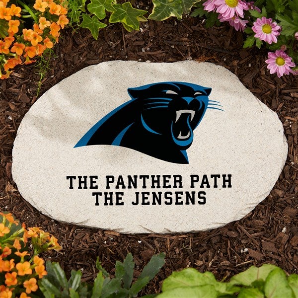 NFL Carolina Panthers Personalized Round Garden Stone  - 36581