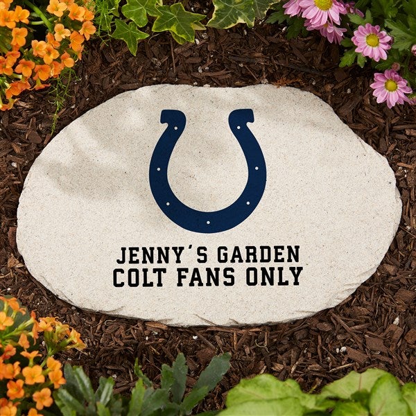 NFL Indianapolis Colts Personalized Round Garden Stone  - 36590