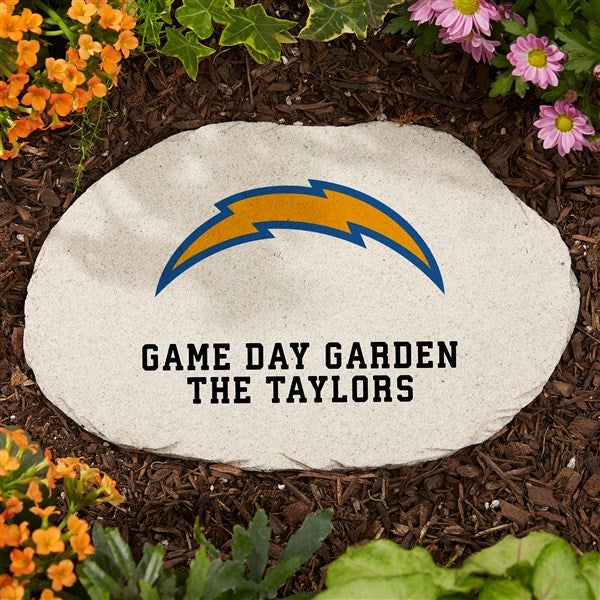 NFL Los Angeles Chargers Personalized Round Garden Stone  - 36592