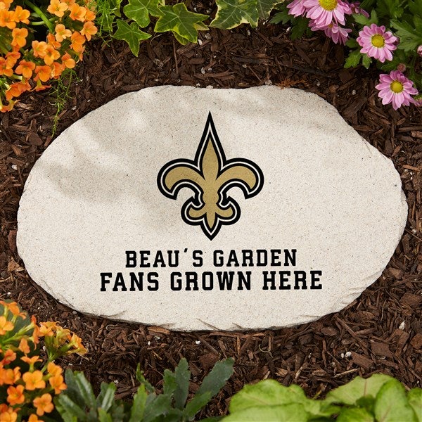 NFL New Orleans Saints Personalized Round Garden Stone  - 36597