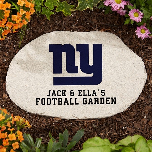 NFL New York Giants Personalized Round Garden Stone  - 36598