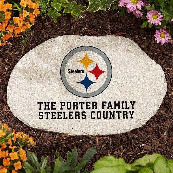NFL Pittsburgh Steelers Personalized Round Garden Stone  - 36602
