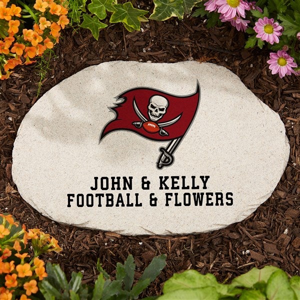 NFL Tampa Bay Buccaneers Personalized Round Garden Stone  - 36605