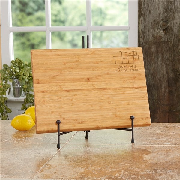 Personalized Logo Bamboo Cutting Board - 14 x 18 - 36615