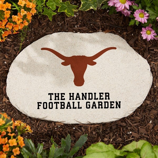 NCAA Texas Longhorns Personalized Round Garden Stone  - 36617