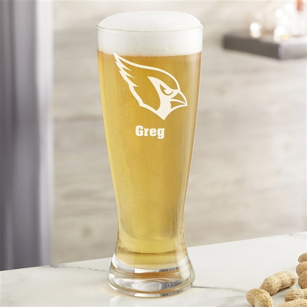 NFL Arizona Cardinals Personalized Beer Glasses  - 36618