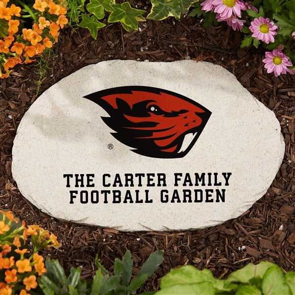 NCAA Oregon State Beavers Personalized Round Garden Stone  - 36622
