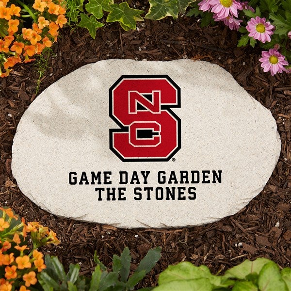 NCAA NC State Wolfpack Personalized Round Garden Stone  - 36630