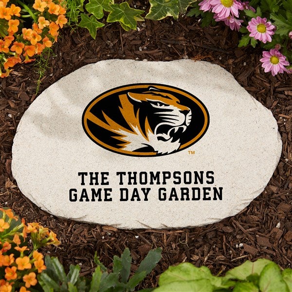 NCAA Missouri Tigers Personalized Round Garden Stone  - 36632