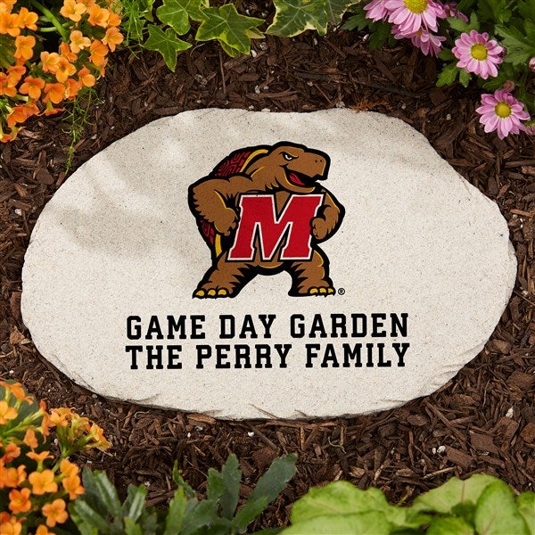 NCAA Maryland Terrapins Personalized Round Garden Stone - 36637