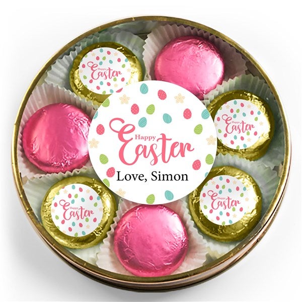 Happy Easter Personalized Chocolate Covered Oreo Cookies - 36646D