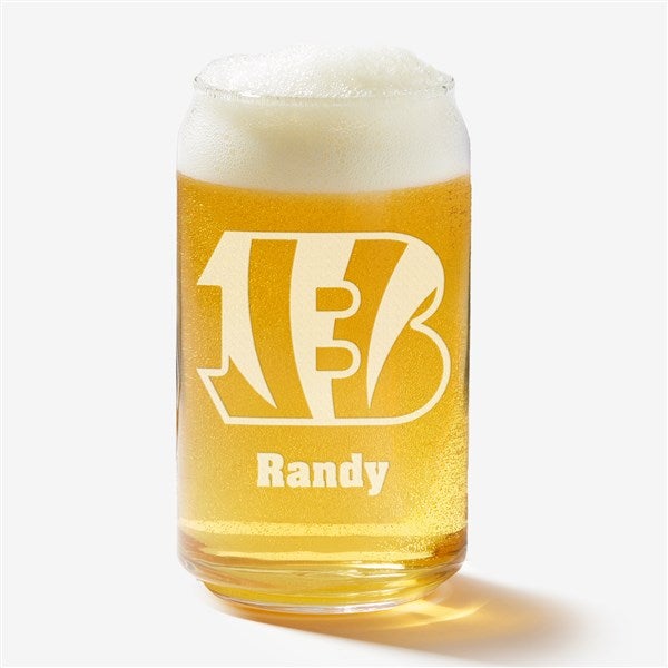 NFL Cincinnati Bengals Personalized Beer Glass  - 36648