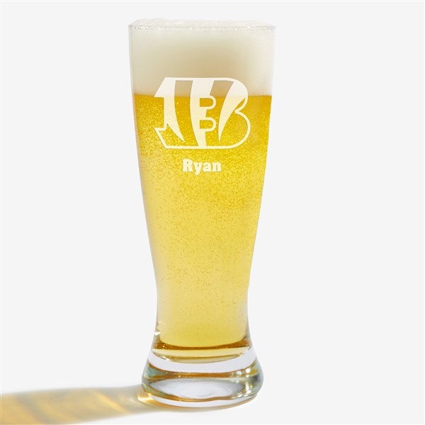 NFL Cincinnati Bengals Personalized Beer Glass  - 36648
