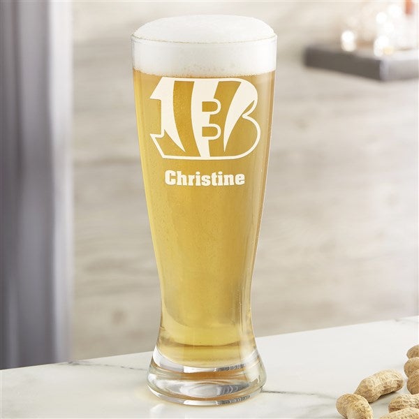 NFL Cincinnati Bengals Personalized Beer Glass  - 36648