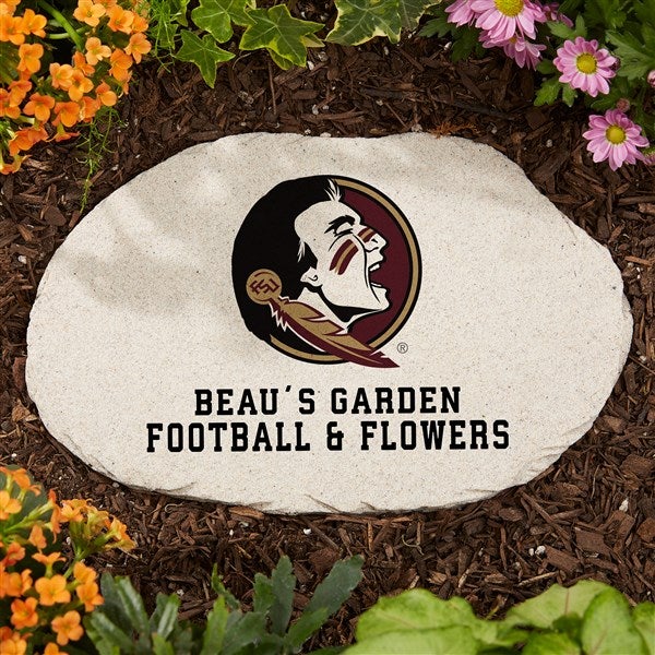 NCAA Florida State Seminoles Personalized Round Garden Stone  - 36659