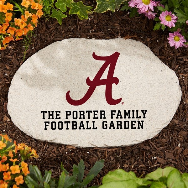 NCAA Alabama Crimson Tide Personalized Round Garden Stone  - 36664