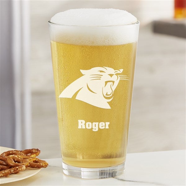 NFL Carolina Panthers Personalized Beer Glass  - 36671