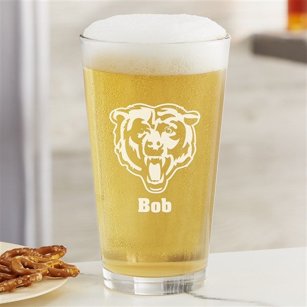 NFL Chicago Bears Personalized Beer Glass  - 36672