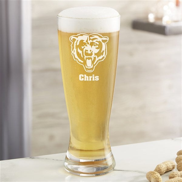 NFL Chicago Bears Personalized Beer Glass  - 36672