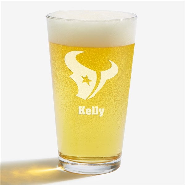 NFL Houston Texans Personalized Beer Glass  - 36678