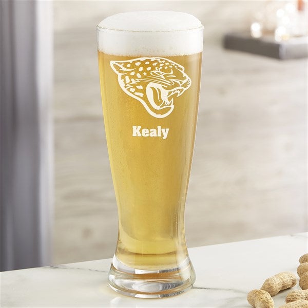 NFL Jacksonville Jaguars Personalized Beer Glass  - 36680