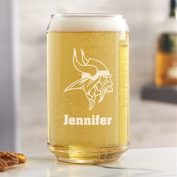 NFL Minnesota Vikings Personalized Beer Glass  - 36704