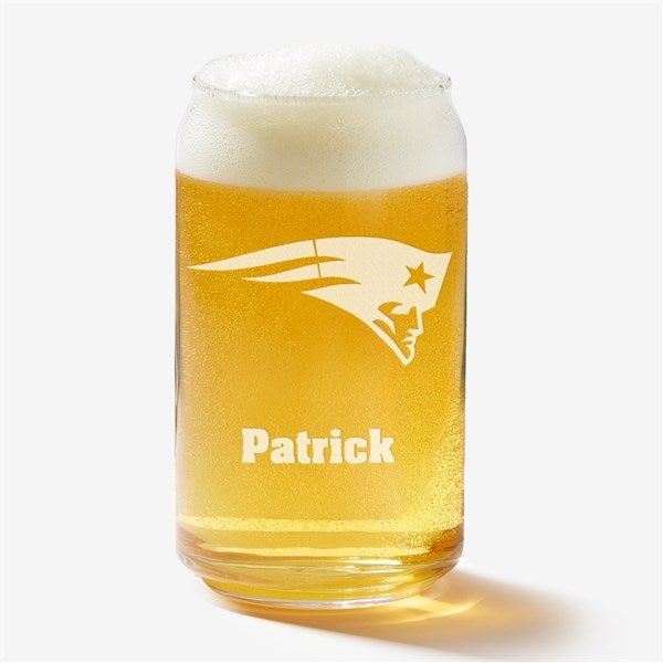 NFL New England Patriots Personalized Beer Glass  - 36705