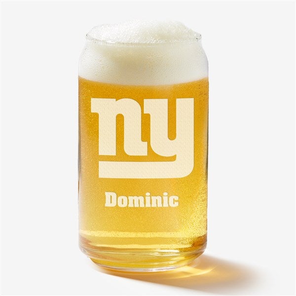NFL New York Giants Personalized Beer Glass  - 36707