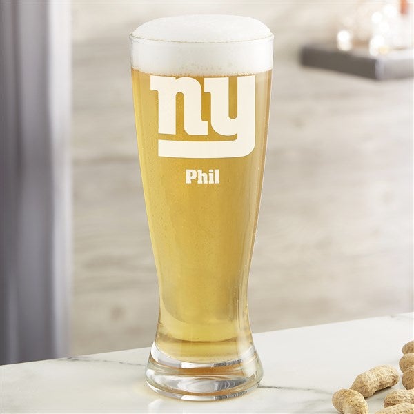 NFL New York Giants Personalized Beer Glass  - 36707