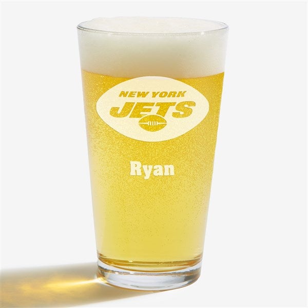 NFL New York Jets Personalized Beer Glass  - 36708