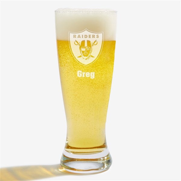 NFL Las Vegas Raiders Personalized Beer Glass  - 36709
