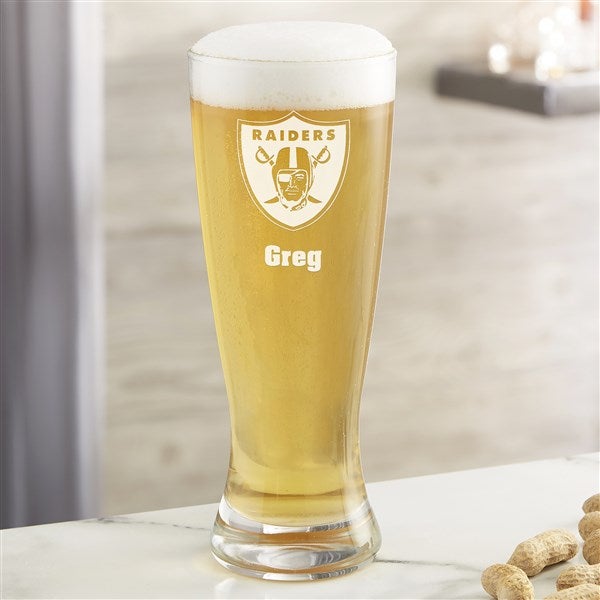 NFL Las Vegas Raiders Personalized Beer Glass  - 36709