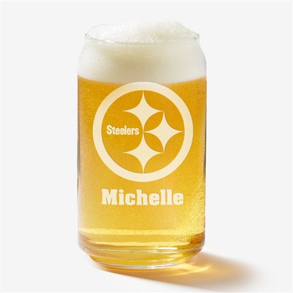 NFL Pittsburgh Steelers Personalized Beer Glass  - 36711