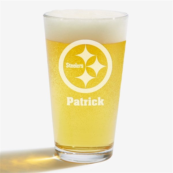 NFL Pittsburgh Steelers Personalized Beer Glass  - 36711
