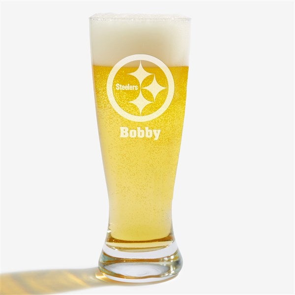 NFL Pittsburgh Steelers Personalized Beer Glass  - 36711