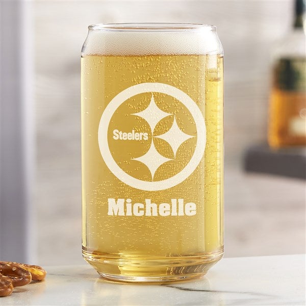 NFL Pittsburgh Steelers Personalized Beer Glass  - 36711