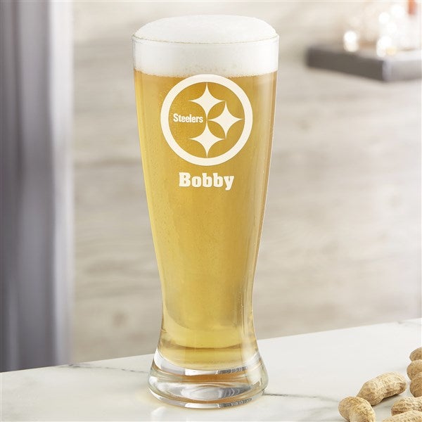 NFL Pittsburgh Steelers Personalized Beer Glass  - 36711