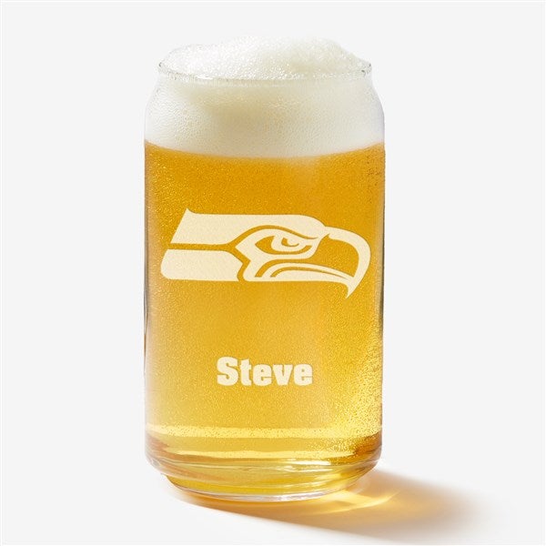 NFL Seattle Seahawks Personalized Beer Glass  - 36713