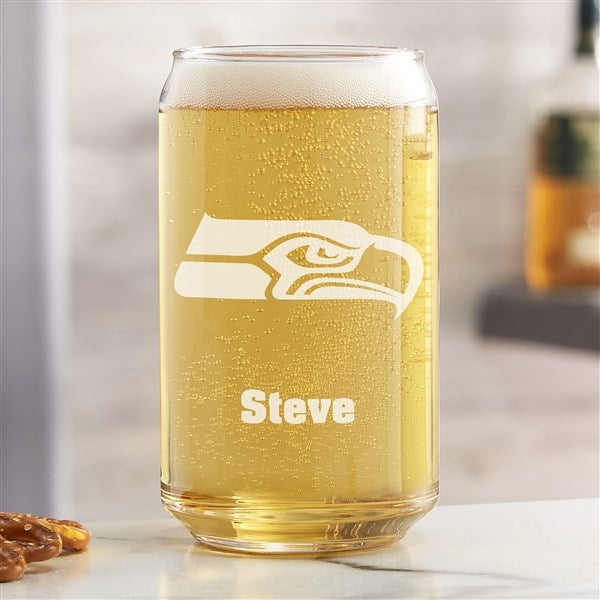 NFL Seattle Seahawks Personalized Beer Glass  - 36713