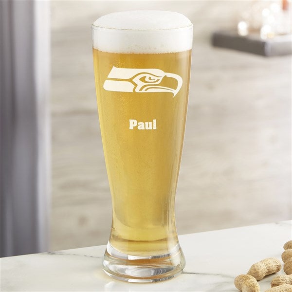 NFL Seattle Seahawks Personalized Beer Glass  - 36713