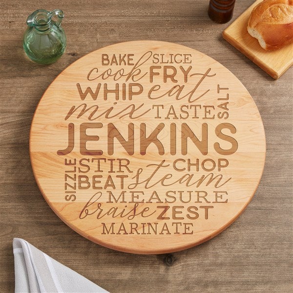 Kitchen Words Personalized Lazy Susan - 36728