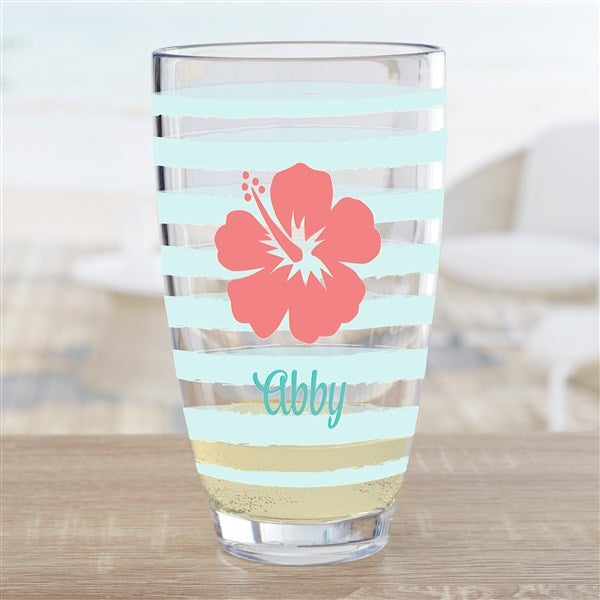 Personalized Unbreakable Tritan Tumber Glass - Beach Fun - 36776