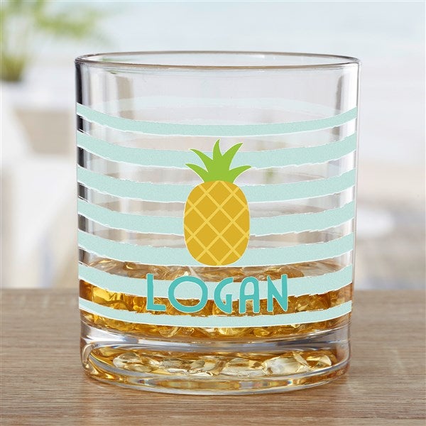 Personalized Unbreakable Tritan Whiskey Glass - Beach Fun - 36777