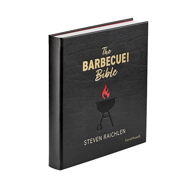 The Barbecue Bible Personalized Leather Book