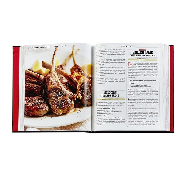 The Barbecue Bible Personalized Leather Book